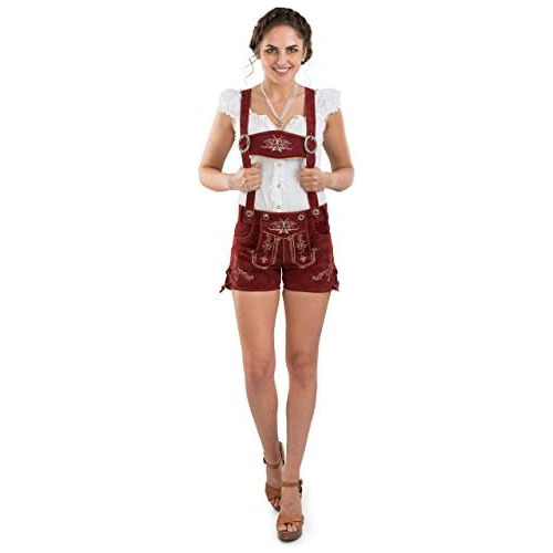 Lederhosen   Mujer Disfraces De Oktoberfest Alemanes Pa...