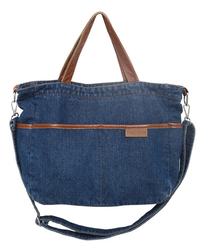 Bolso De Hombro Casual De Mezclilla Con Correa Ajustable De