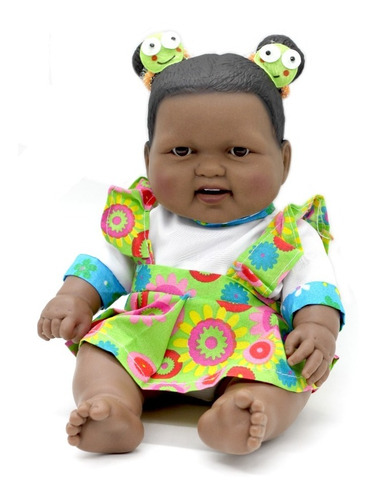 Bebé Afro Muñeco Niña Niño Pelo Negro