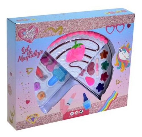 Set De Maquillaje Infantil En Caja Pink Magic - 740647