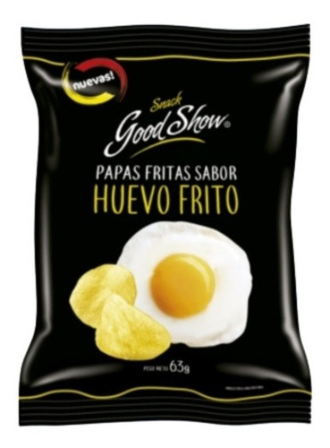 Papas Fritas Sabor Huevo Frito Good Show X63g