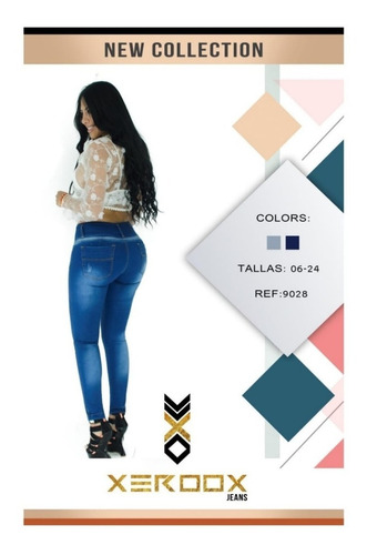 Jeans Strech Para Dama, Tallas 18 A 24