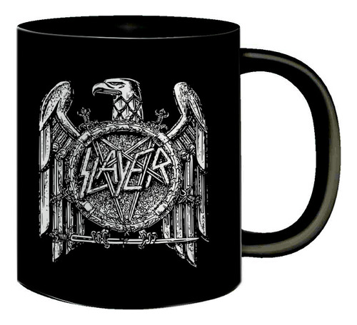 Caneca Slayer Trash Metal Banda Agressiva Rock Pesado