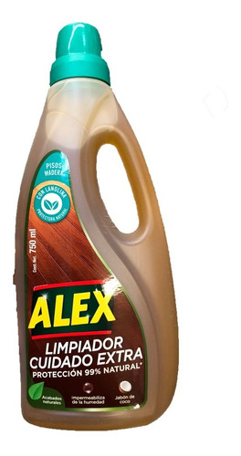 Pack De 2 Alex Cuidado Extra Coco 750ml Limpia Pisos Madera