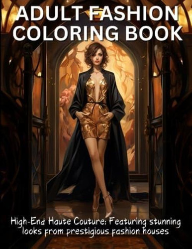Libro: Adult Fashion Coloring Book: High-end Haute Couture (