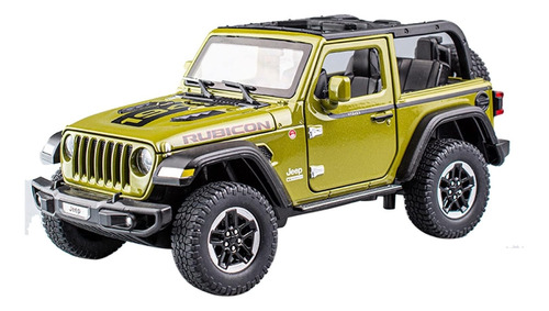 Jeep Wrangler Miniatura Metal Autos Adornos Colección 1:20