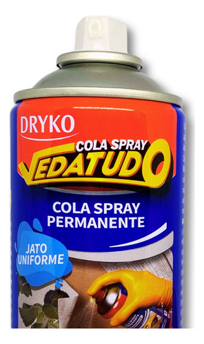 Kit Cola E Tira Cola Em Spray 400ml Removedor Adesivo Dryko