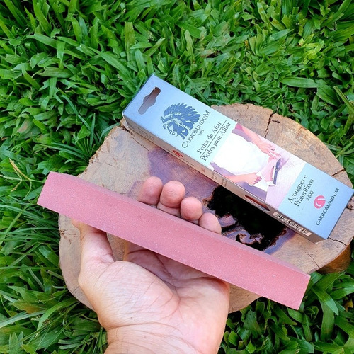 Imagem 6 de 10 de Pedra Para Afiar Carborundum Açougue Profissional Grão 400