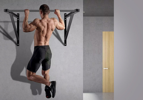 Barra Dominadas Crossfit Pull Up Reforzada Profesional 121cm