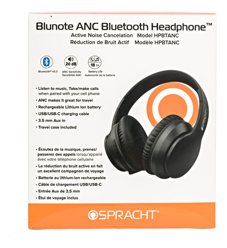 Auriculares Bluetooth Spracht con cancelación de ruido con micrófono interno