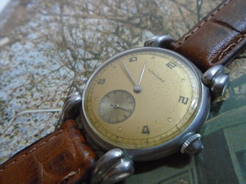 Longines Antigo Art Deco Grab Feet 1944 Cal 27m Raro Coleção