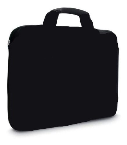 Imagen 3 de 3 de Funda Notebook 14 Pulgadas Negra Cierre Neoprene Manija