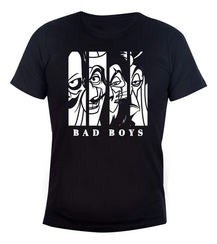 Remera Algodón Unisex Bad Boys Scar Garfio Jafar