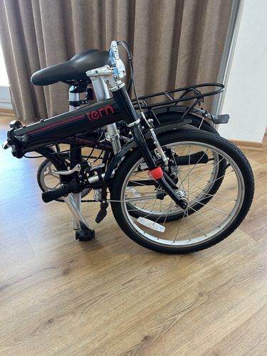 Bicicleta Urbana Tern Link B7 Plegable Usada Impecable Negro (Usado)