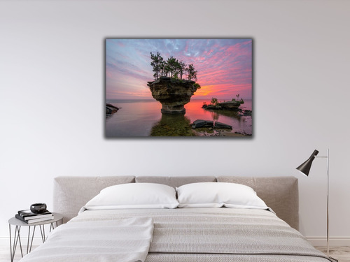 Cuadro Moderno Canvas Michigan Lake 75x120cm