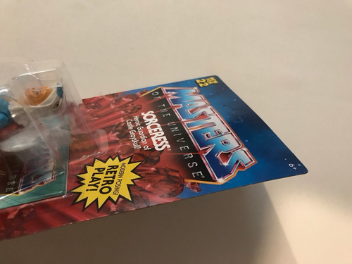 Sorceress Motu Origins Retro Play Carton Unpunched Hechizera (Usado)