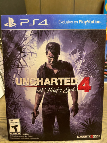 Uncharted 4 Ps4 Físico (Usado)