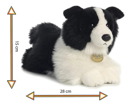 Lindo Peluche Aurora Perro Border Collie Original Hermoso ®