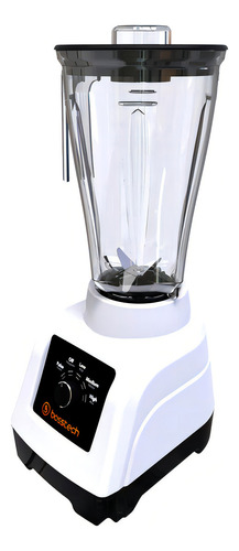Licuadora Bosstech 550w Plástico 2l Perilla 3 Velocidades Color Blanco
