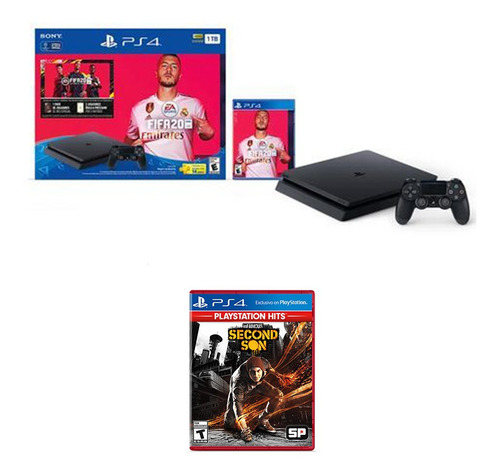 Combo: Consola Fifa 20 Bundle + Juego Infamous Second Son