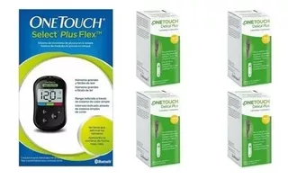 Medidor Glucosa One Touch Select Plus Kit + 100 Lancetas