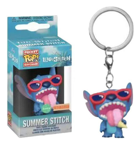 2pc Funko Pop Stitch Keychain Disney Llavero Stitch & Stitch