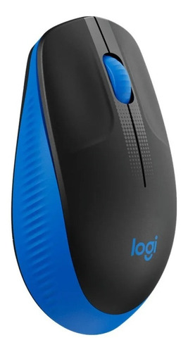 Imagen 4 de 6 de Mouse Inalambrico Logitech M190 Wireless Ambidiestro Blue