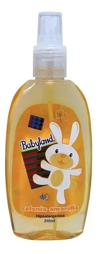 Colonia Babyland Amarilla Hipoalergénico Frasco 210 Ml