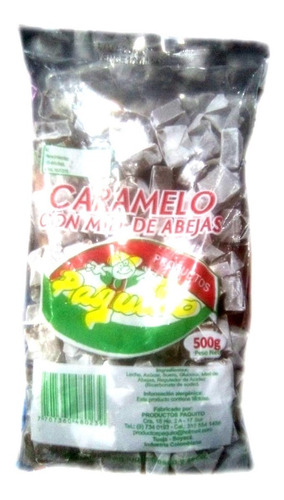 Caramelo De Cuadritos Con Miel De Abejas - Empaque X 100 Und