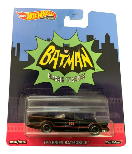 Hot Wheels Premium Batman Classic Tv Ser Batmobile Batimóvil