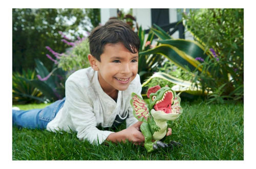 Dinosaurio Jurassic World Lanzamiento Feroz Dilophosaurus Hn