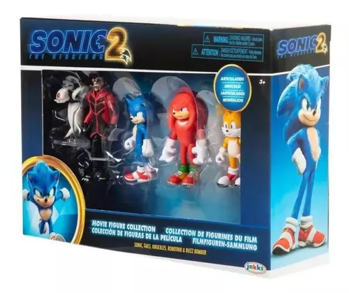 Bonecos do Filme Sonic 2 Autografado Original Lacrado Jakks