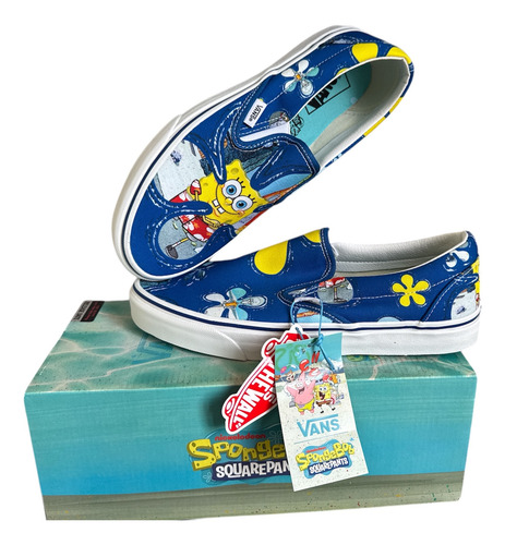 Tenis Vans Colección Bob Esponja Bob Y Patricio (Usado)