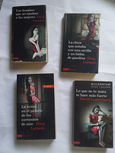 Saga Millenium Stieg Larsson 4 Libros