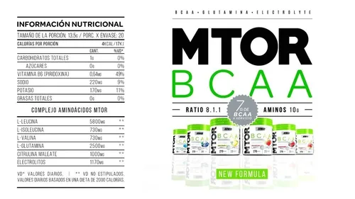 Mtor Bcaa Star + Proteína Vegetal Plant Protein Vegana 908g