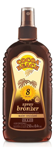 Protector Solar Bronceador 8fps 250ml Cocoa Beach 