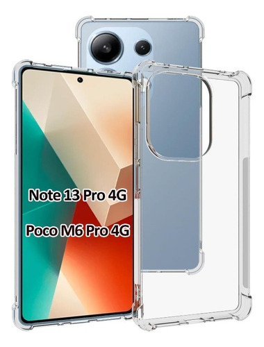 Forro Xiaomi Redmi Note 13 Pro 4g / Poco M6 Pro Transparente