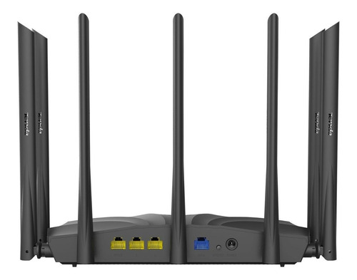 Imagen 3 de 3 de Repetidor, Router Tenda AC23 negro 100V/240V