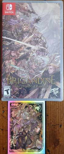 Brigandine The Legend Of Runersia + Tarjeta 054 - Switch