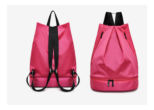 Mochila N Para Nadar Con Compartimento Para Zapatos, Sepa Húmeda Y Seca