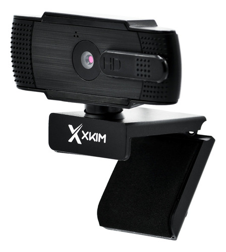 Cámara Web X-kim Oculus + Protector / Webcam Full Hd 1080 Color Negro