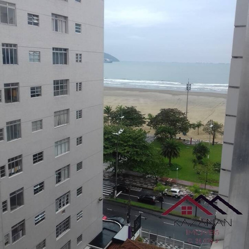 Imagem 1 de 15 de Apartamento 1 Dormitório - Vista Mar - Gonzaga Santos - 1649