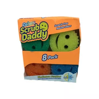 Pacote Com 8 Esponjas Esfoliante Scrub Daddy Colors