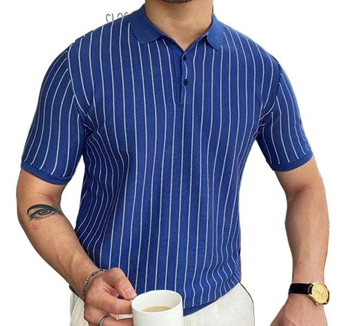 Camisas Para Hombre, Camisas De Punto De Manga Corta Blusa C