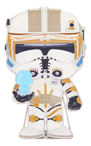 Funko Pop! Pins: Star Wars - Commander Cody, Brilla En La Os