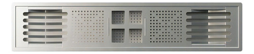 Calha Inox Slim 83x17cm Úmida Pratos Talheres Copos - Ludrio