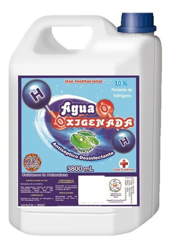 Agua Oxigena 10% 3800 Ml - L a $19475