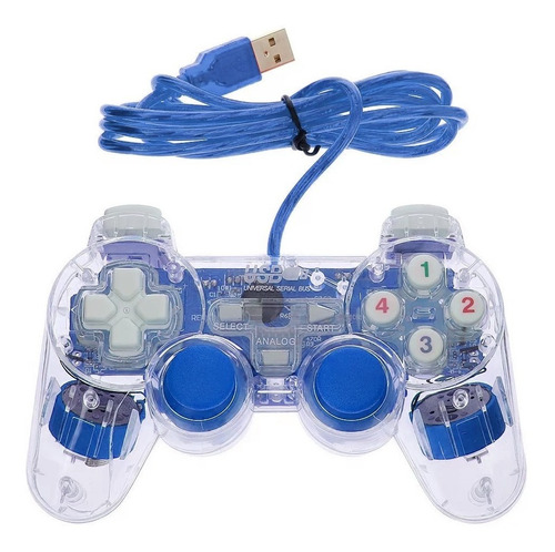 Control Pc Usb Joypad Doble Stick Shock Con Vibración /e