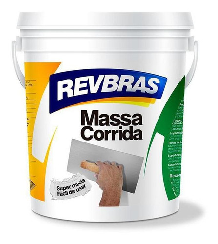 Massa Corrida Acrilica Revbras 3,6l