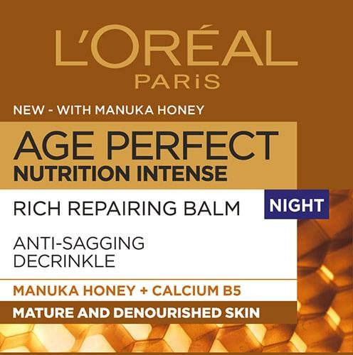 Crema De Noche L'oréal París Age Perfect Nutrición Intensa